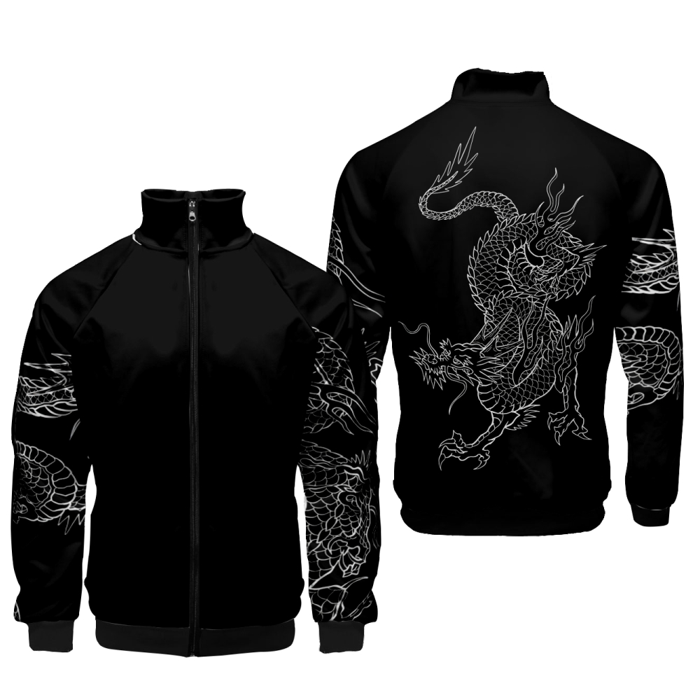 Gold 6138 - Jassen Anime Draak Cosplay Kostuum Hoodies